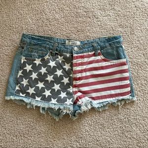 American Flag Shorts